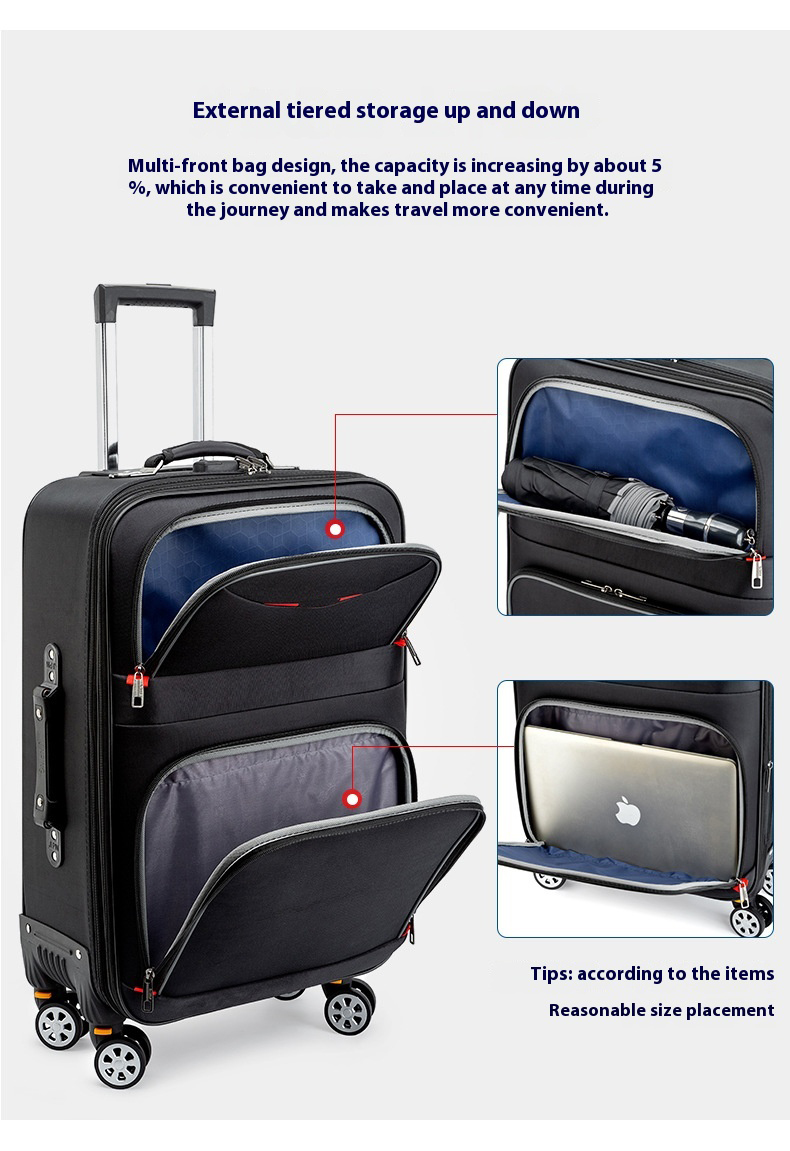 28 လက်မအရွယ် Oxford အထည်ခရီးဆောင်အိတ် 28-Inch Oxford Cloth Luggage Case