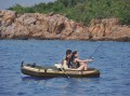 Acqua sport 4 persona pesca barca gommone alla deriva di Kayak in PVC