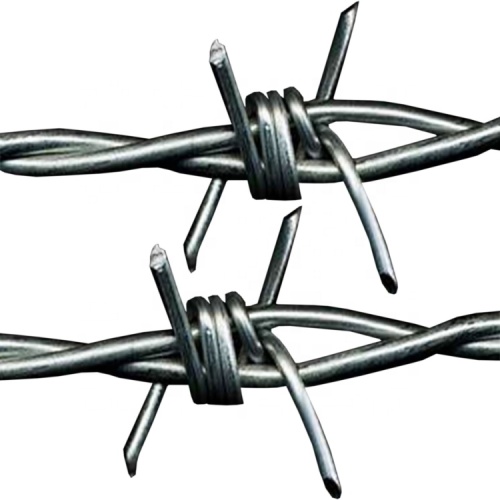 galvanized decorative barbed wire fencing