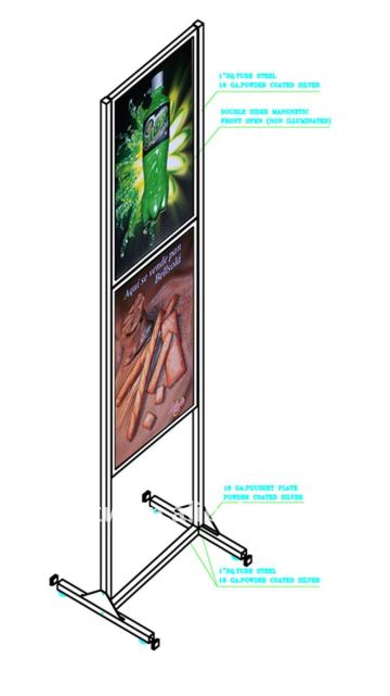 Poster Stand- outboor or indoor display snap frame