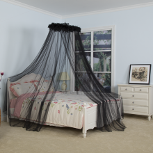 Black Feather Hanging Bed Mosquito Nets