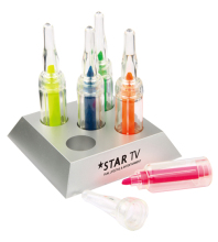 5pcs highlighter with bottle style