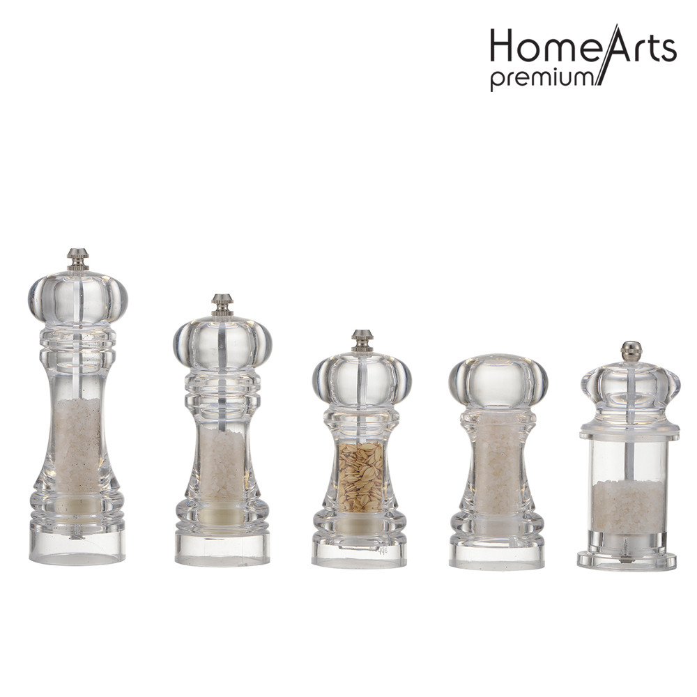 Glass Hand Pepper&Salt Mill Set