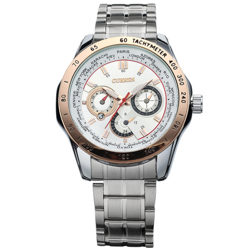 Luxury Business Stainless Steel Strap Stylish Watches