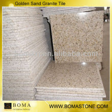Boma g682 flamed yellow granite tile With Good Quality