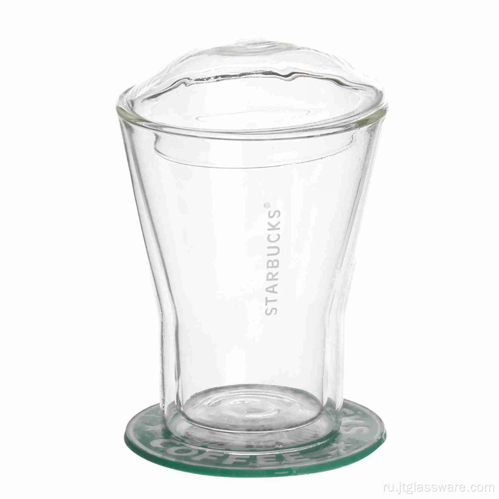 Стеклянная чашка с логотипом на заказ