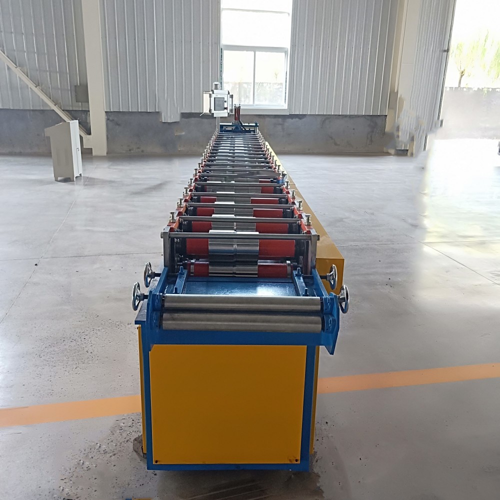 Prepainted galvalume steel exterior wall hanging  sheet roof wall cladding roll forming machine hebei