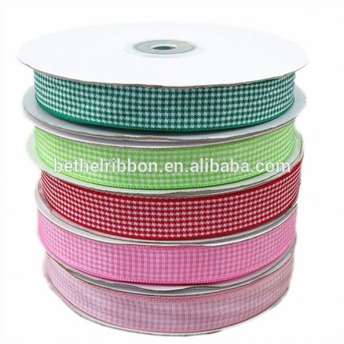 Wholesale plaid material Factory Price wholesale ribbon