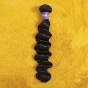 Papal Accept 10A Loose Deep Wave Bundles with Closure Peruvian Hair with Closure Remy 100% Human Hair Bundles With Frontal