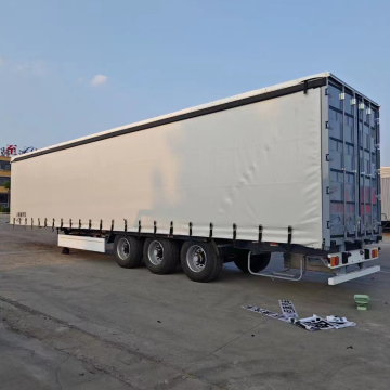 Used 3 Axles Curtain Side Semi Trailers and Cargo Trailers for Sale