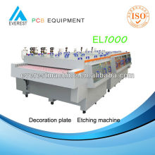 Decoration plate etching machine