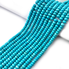 Synthetic Turquoise Blue Smooth Round Beads size 4mm-12mm