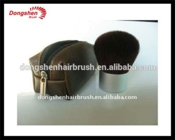 cute kabuki brush ,make up high quality professional kabuki+ PU case