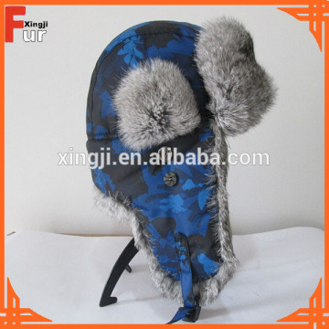 Rabbit Fur Aviator Hat