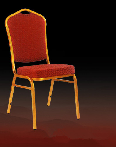 Cheap good red fabric banquet chair