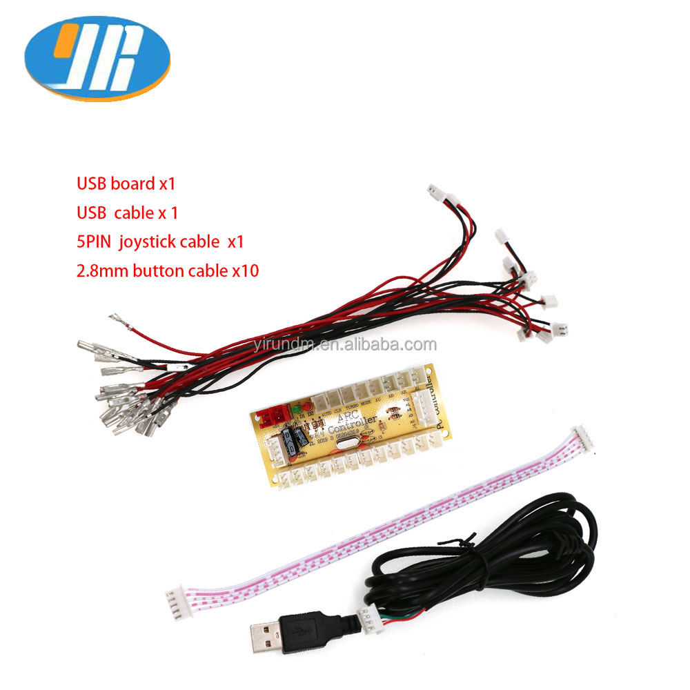 High Quality USB Zero Delay Encoder Board PC Joystick Control for DIY Arcade Game Console Coin Pusher Amusement Game Centers