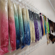 Yaki Synthetic Kinky Straight Ponytails Hair Extensions Ombre 613 Blonde  Drawstring  Ponytails