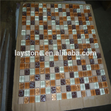 300x300 colored marble glass mosaic for home decoration