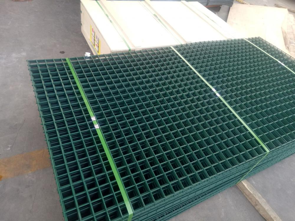 PVC Coated hijau pagar panel