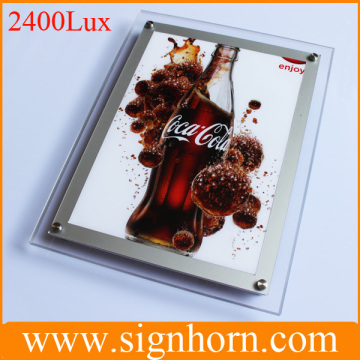 factory-price high brightness ceiling poster changeable advertising lighted christmas gift boxes