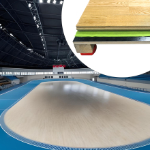 Sports Oak Wooden Flooring for Roller Skating Room
