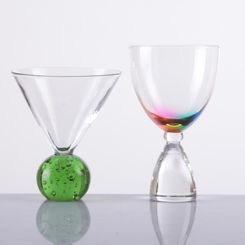 Creative Colorful Cocktail Glass Bubble Ball Novelty Martini Glass