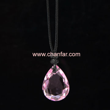 Jewelry Manufacturer,Pink Crystal Pendant Necklace