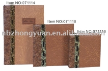 leather photo album