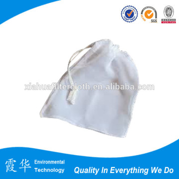 White food grade nylon liquid filter bag