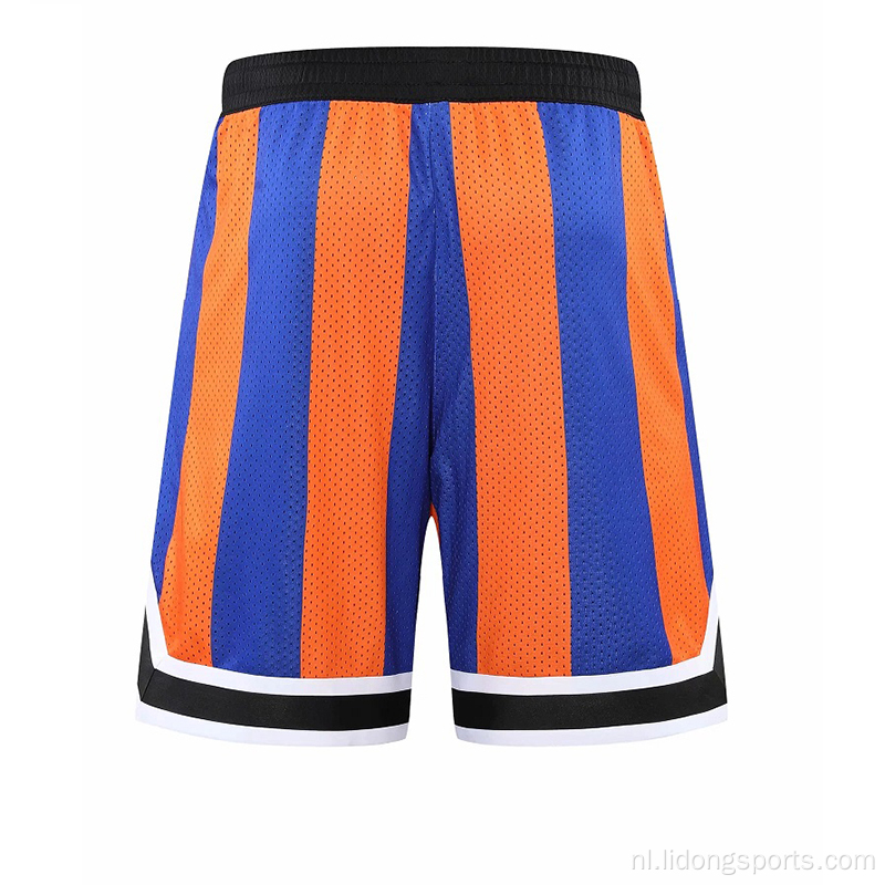 Nieuwe mesh heren basketbal shorts heren hardlopen shorts