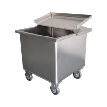Stainless Steel Kitchen Food Flour Storage Bin