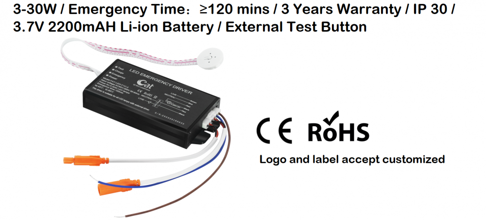 LED Emergency Switch Supply For Panel Light