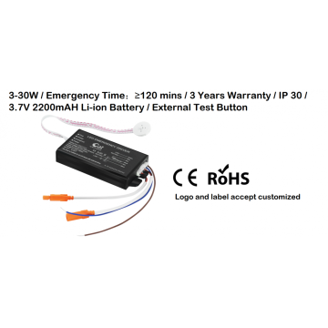 Suministro de interruptor de emergencia LED para luz de panel