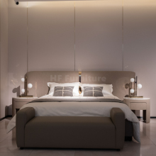 European Style Super King Size Wooden Bed - Hot Sale Luxury Bed Set