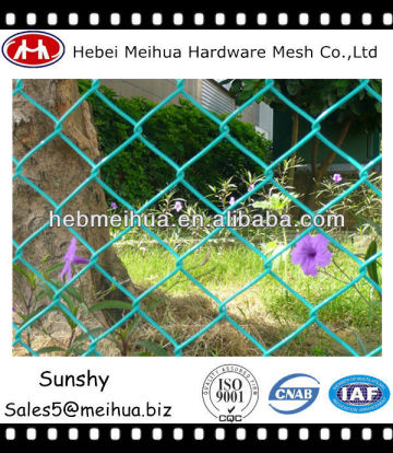 hebei youlian pvc coated chain link garden fence