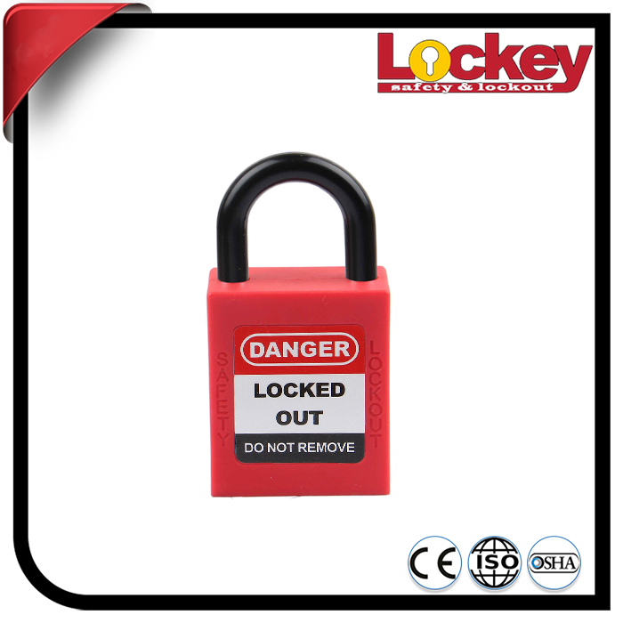 Short Plastic Shackle Padlock