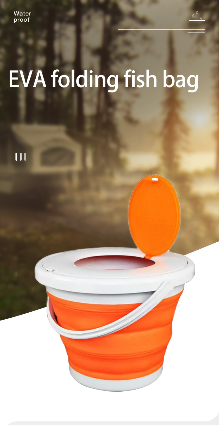 Folding Bucket Travel Portable Cheap Eco-friendly Plastic Folding Water Bucket