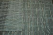 Polyester Chiffon Crinkle Gold Lurex Stripe Dobby Fabric