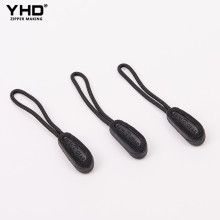 Nickel free customized fashion various color pull zipper with rubber slider pull