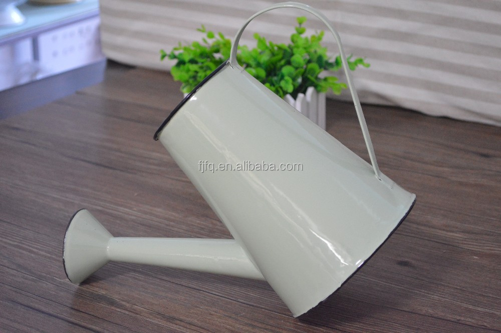 Vintage Garden Tool Enamel Water Can with Customized Logo And Color