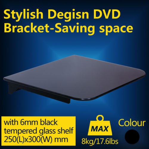 Glass DVD Shelf/DVD Bracket/DVD Holder