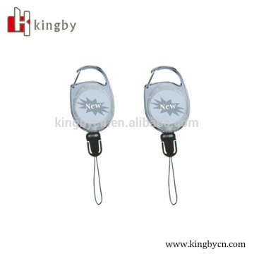 customized retractable pull reels with nylon strap