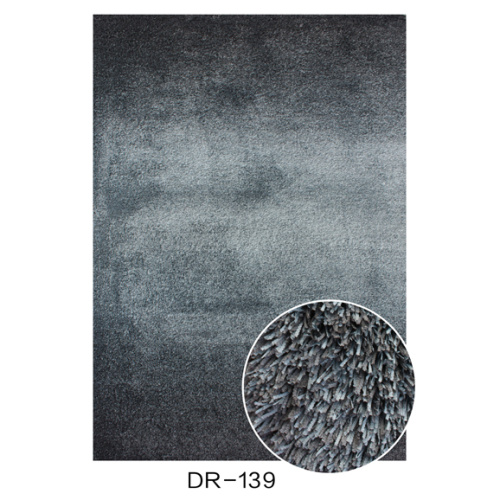 Polyester Stripe Shaggy Shade Rug