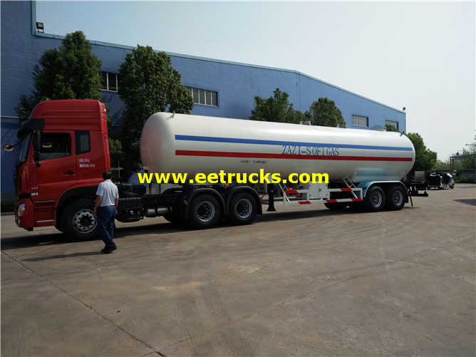 25 Ton Bulk ASME LPG Trailer Tanks