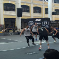 สนามบาสเก็ตบอล FIBA ​​3x3 พื้นพลาสติกกลางแจ้ง