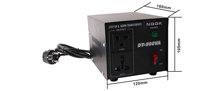 Power voltage converter DT-500W , voltage transformer , step up and down transformer