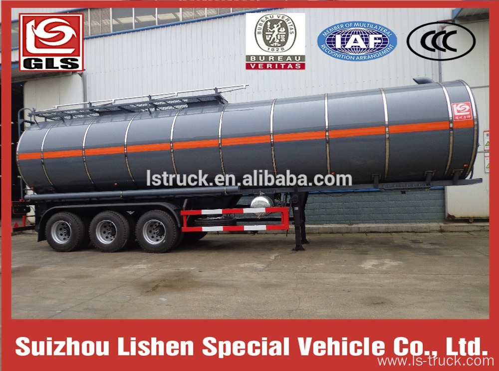 Rock wool insulated tank semi-trailer