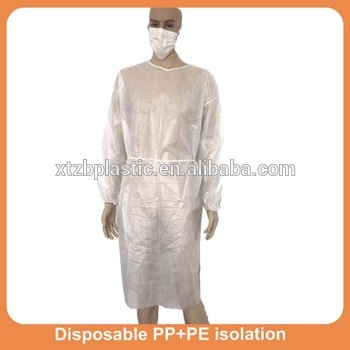 Nonwoven disposable isolation gown,visitor gown,disposable gown