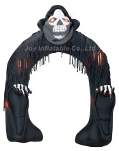 Inflatable Archway with Grim Reaper
