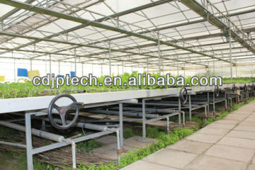 movable seedbed glass greenhouse